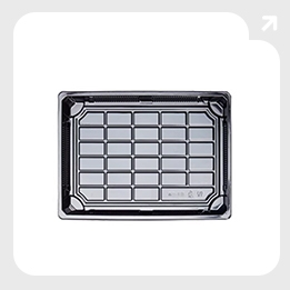 PET SUSHI BOX (BLACK)